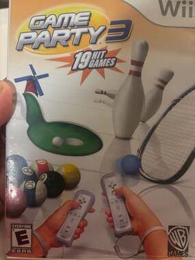 Game Party 3 for Nintendo Wii (untested)
